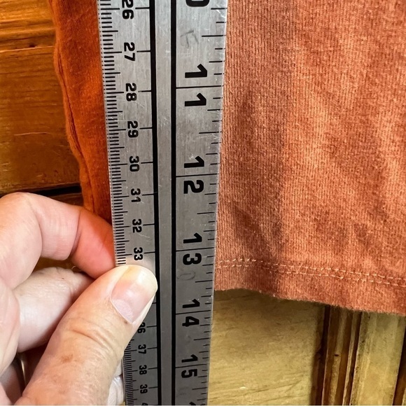 SHROOM Baby Crop Tee, Terracotta Cotton, Size M - Picture 6 of 6